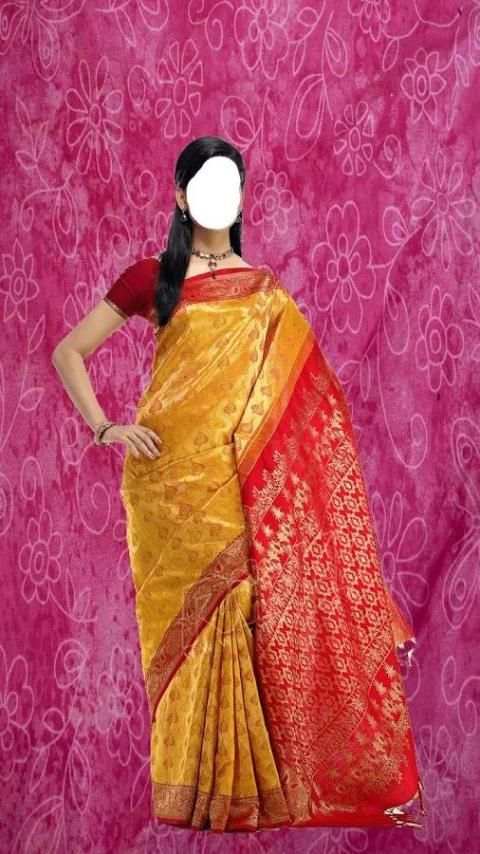 Foto editor pernikahan saree screenshot 1