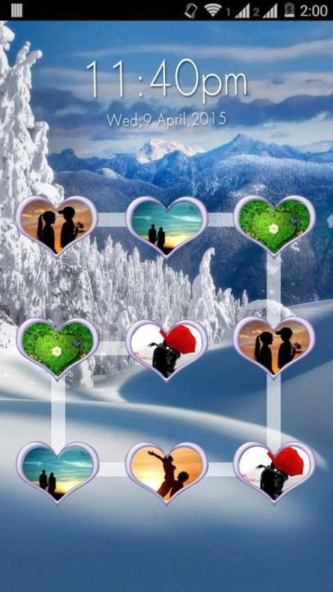 Heart Lockscreen screenshot 3