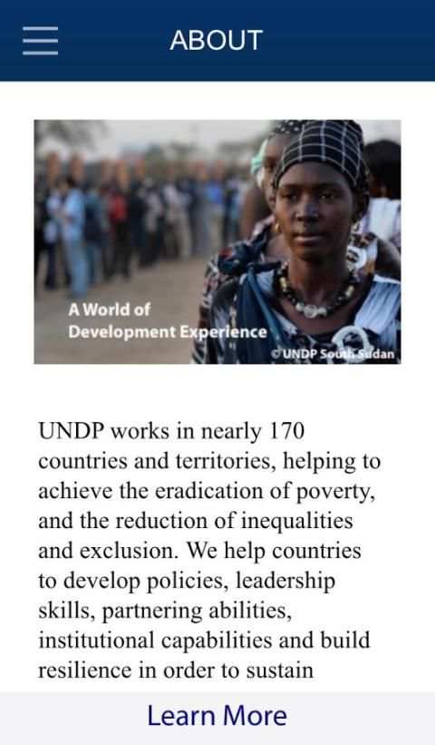 UNDP App स्क्रीनशॉट 4