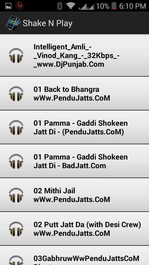 Shake n Play Music screenshot 1