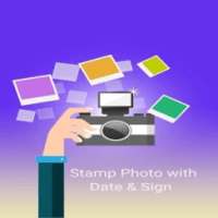 Stamp Photo with Date and Sign