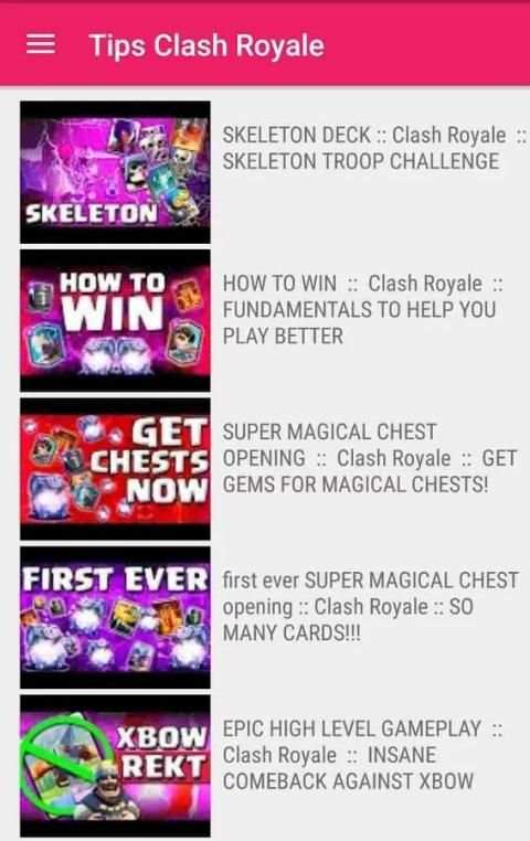 Tips Clash Royale 1 تصوير الشاشة