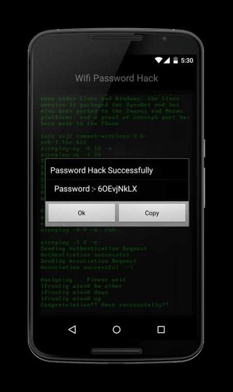 Wifi Password Hacker (Prank) screenshot 1