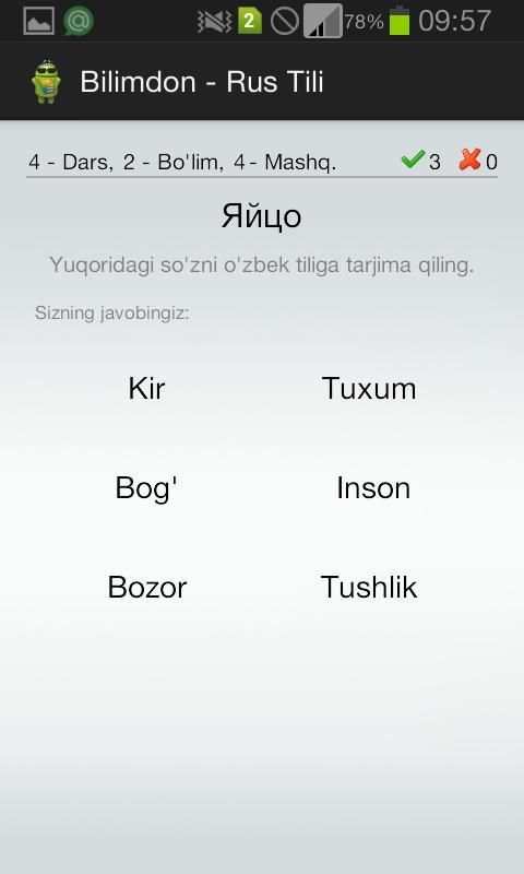 Bilimdon - Rus Tili screenshot 3