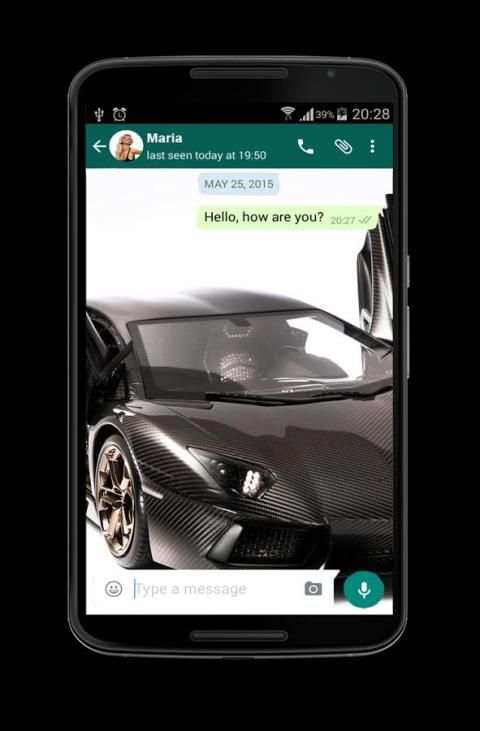 Hot Cars Messenger Wallpaper screenshot 4
