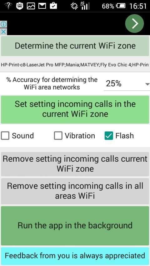 Flash, sound on Incoming calls स्क्रीनशॉट 3