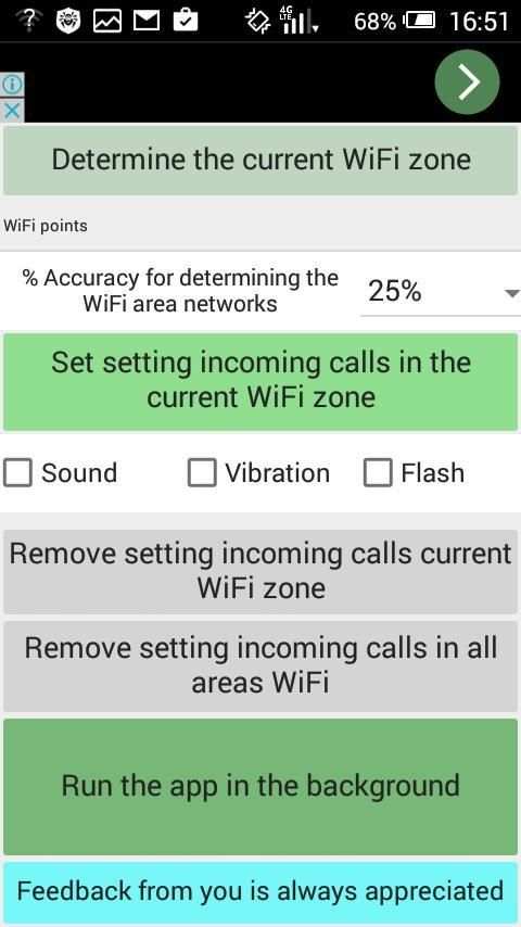 Flash, sound on Incoming calls स्क्रीनशॉट 4