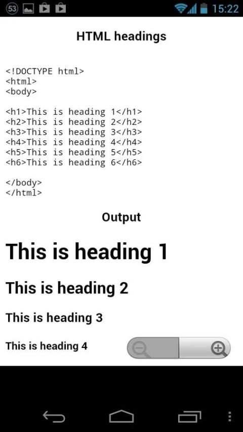 HTML Tutorial / Programs screenshot 6