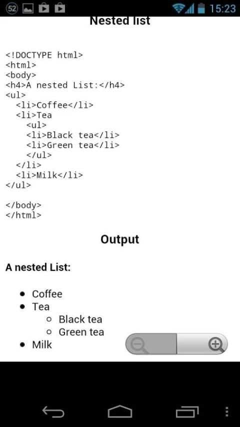 HTML Tutorial / Programs screenshot 2