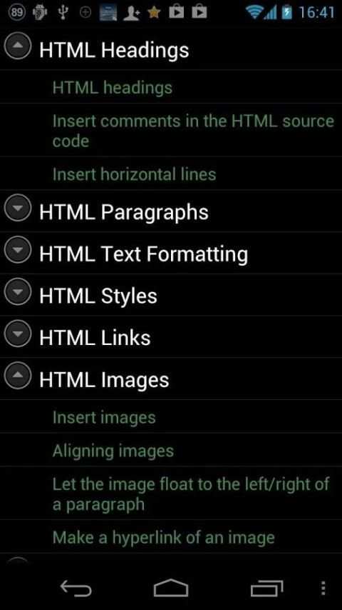 HTML Tutorial / Programs screenshot 7