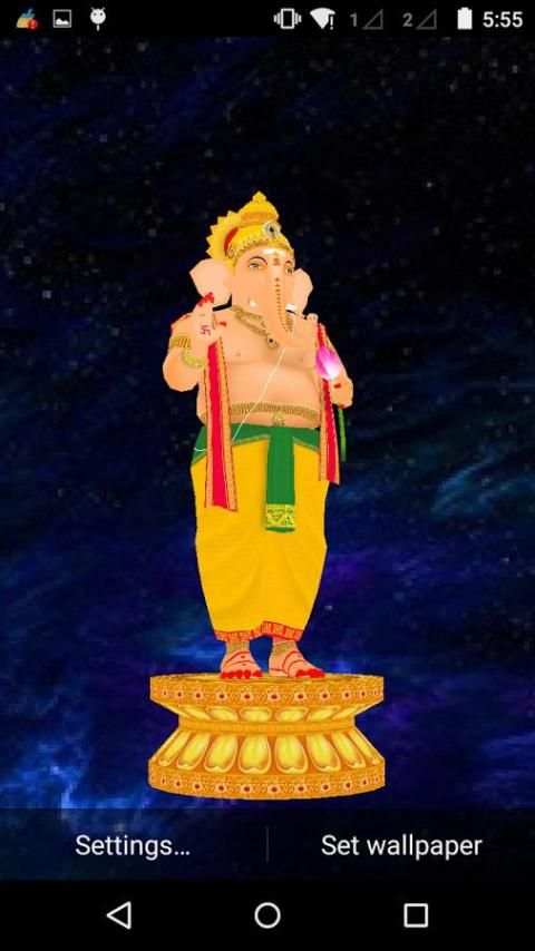 3D Ganesh Live Wallpaper screenshot 3