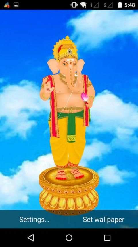 3D Ganesh Live Wallpaper screenshot 8