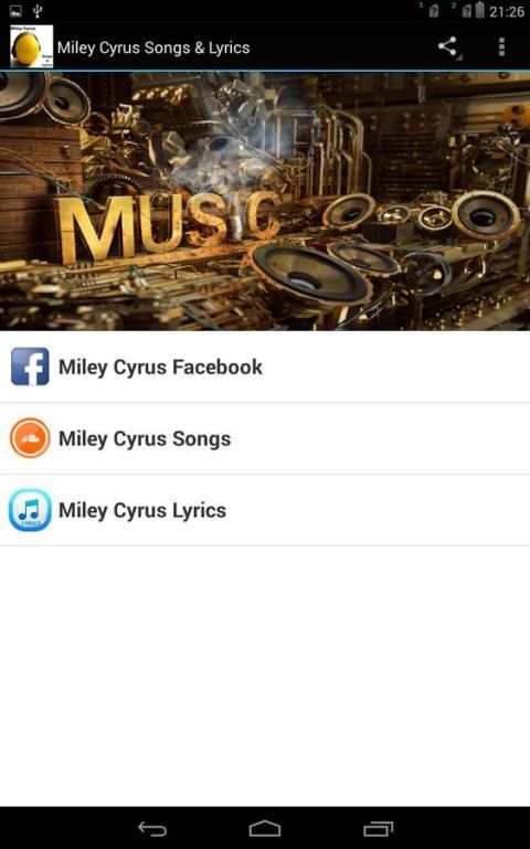 Miley Cyrus Songs & Lyrics screenshot 2