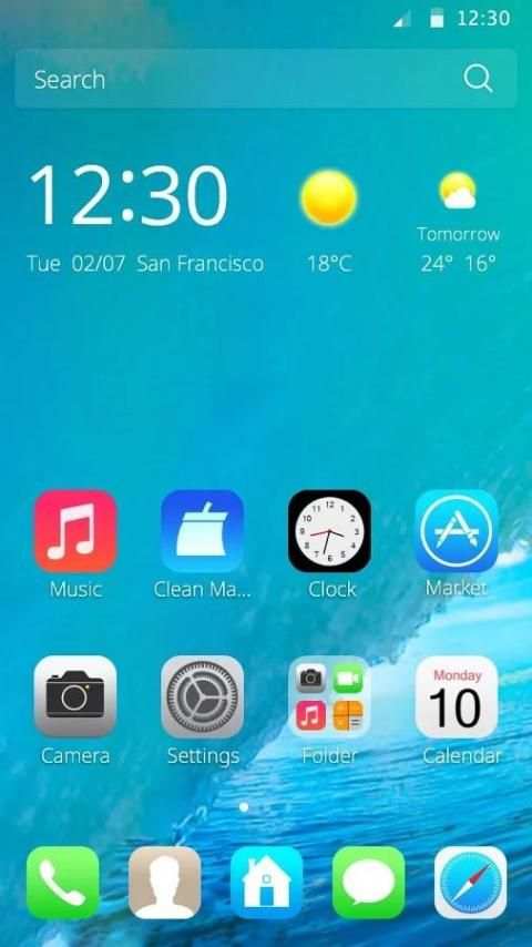 CM tema for Konsep iPhone 7 screenshot 3