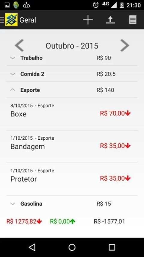 Controle Financeiro screenshot 4