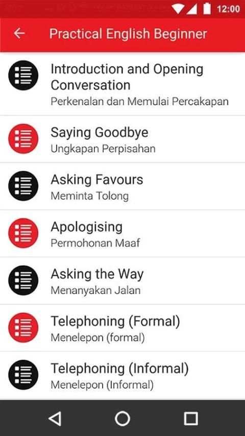 Belajar Bahasa screenshot 4