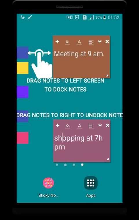 Floating Notes-Sticky Cute скриншот 2