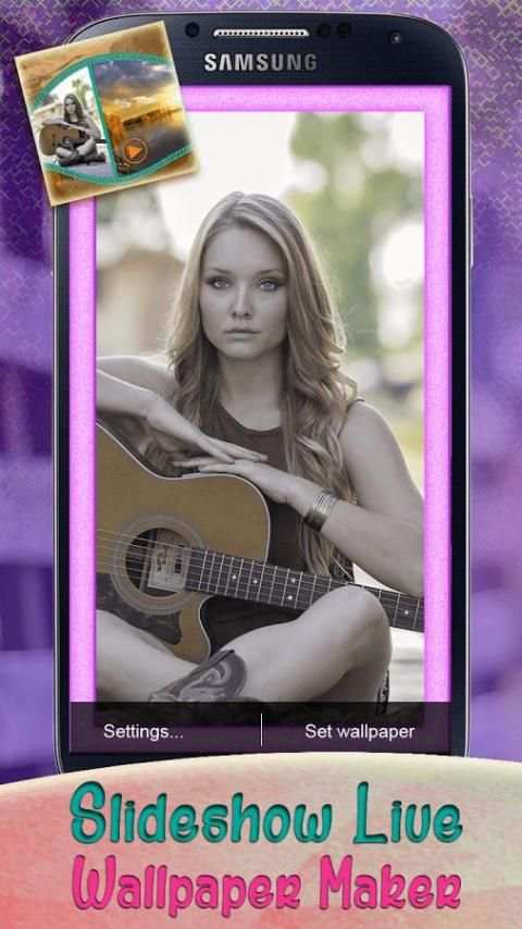 Slideshow Live Wallpaper Maker screenshot 1