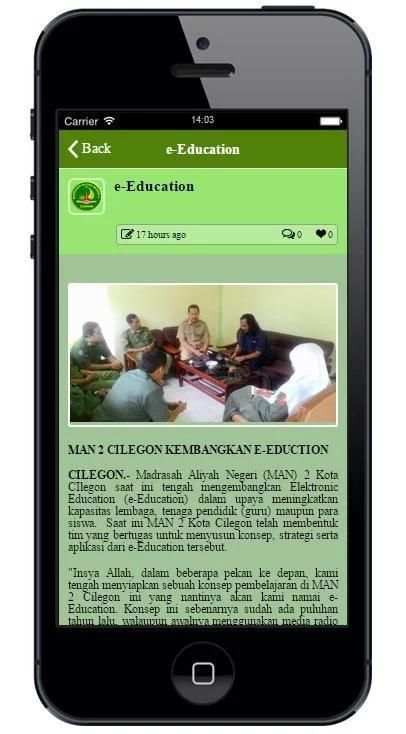MAN 2 Cilegon screenshot 1