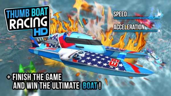 Thumb Boat Racing screenshot 5