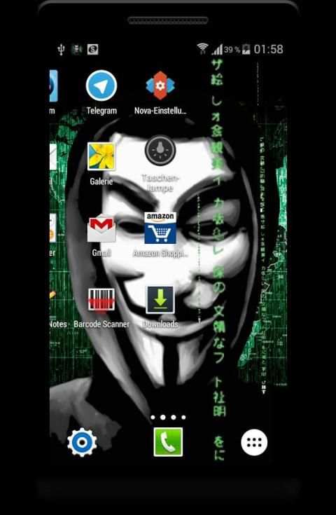 Anonymous Live Wallpaper Hack screenshot 4