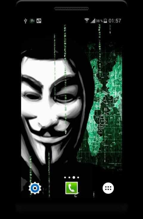 Anonymous Live Wallpaper Hack screenshot 3