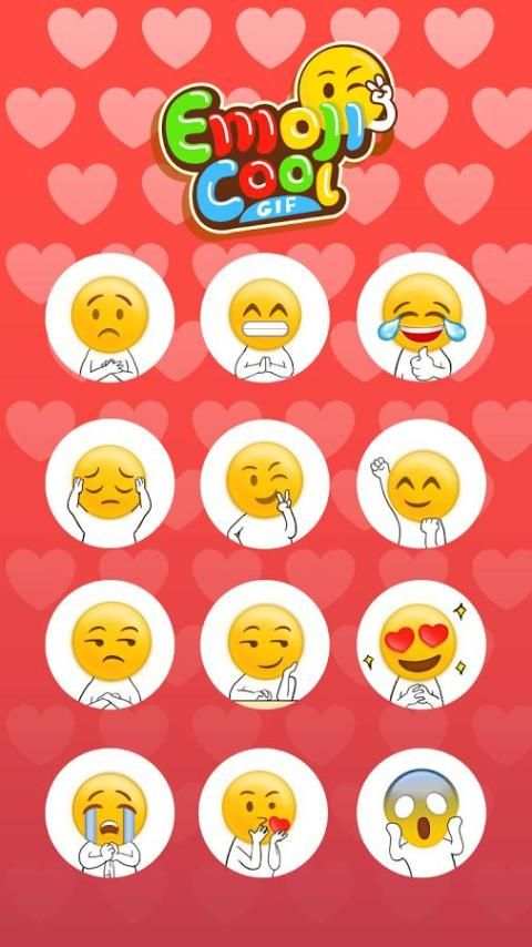 iKeyboard Emoji Cool Sticker 3 تصوير الشاشة