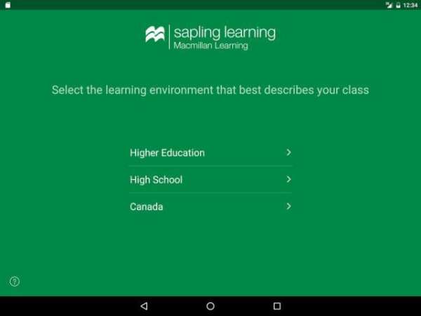 Sapling Learning स्क्रीनशॉट 1