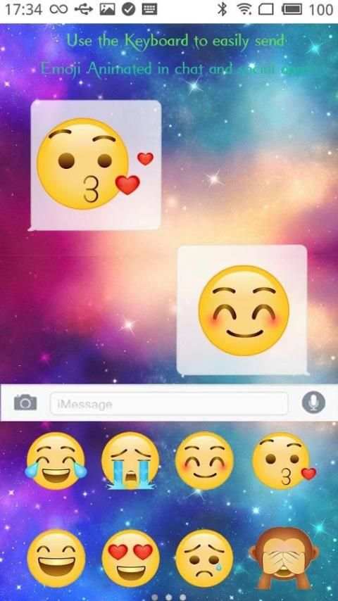 iKey Emoji Animated Sticker скриншот 2