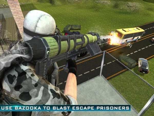 Prison Escape Police Sniper 3D screenshot 5
