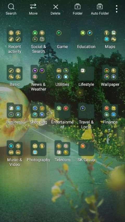 Wish Planet Live theme screenshot 1