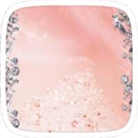 Розовый кристалл алмаза