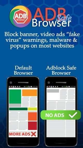 Adblock Safe Browser screenshot 4