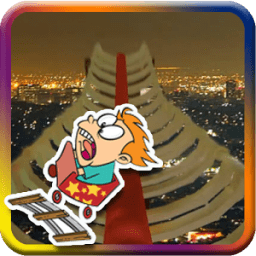 3D NightTime RollerCoaster LWP icon