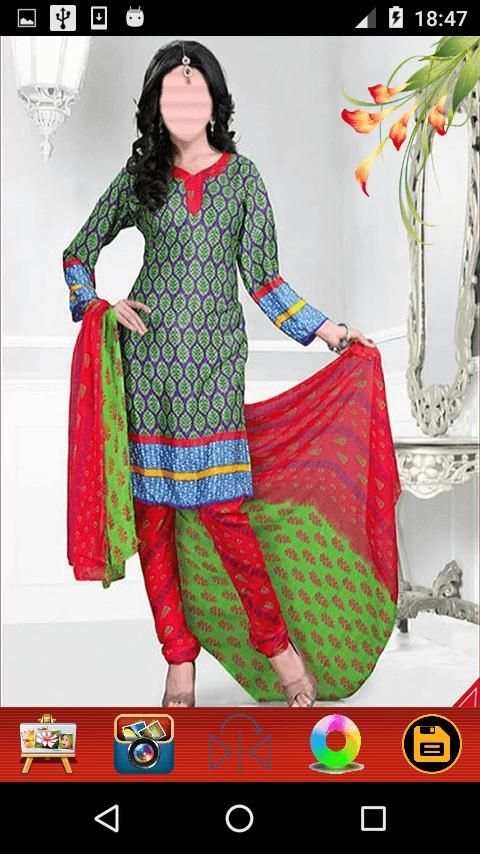 Girls Dupatta Photo Montage screenshot 4