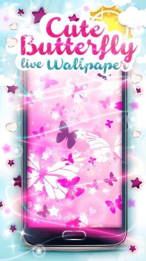 Lucu Kupu-Kupu Hidup Wallpaper screenshot 2