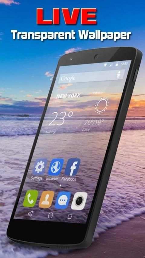 Transparent Screen Wallpaper 2 تصوير الشاشة