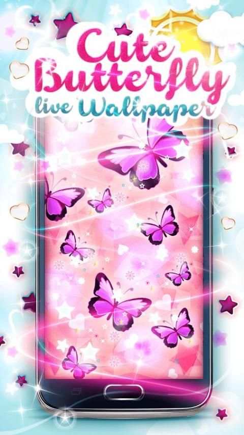 Lucu Kupu-Kupu Hidup Wallpaper screenshot 3