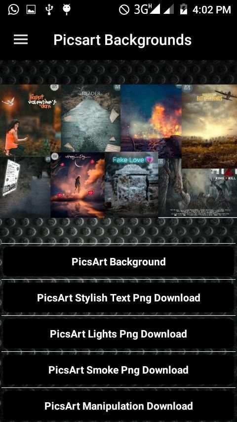 PicsArt Backgrounds Png Effects स्क्रीनशॉट 5