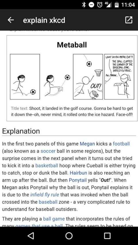 Browser for xkcd screenshot 2