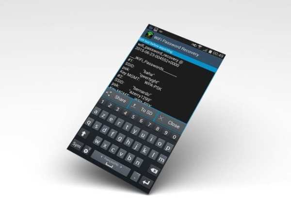 WiFi Password Recovery (ROOT) 1 تصوير الشاشة