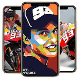 Fan App Marc Marquez Wallpapers Full HD आइकन