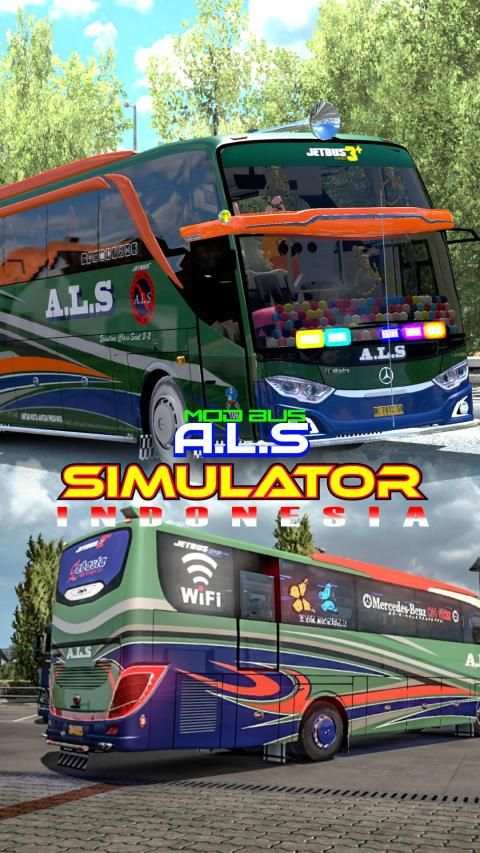 Mod Bus ALS Simulator Indonesia स्क्रीनशॉट 1