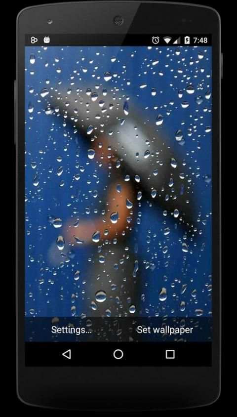 Rain Live Wallpaper 2016 स्क्रीनशॉट 2