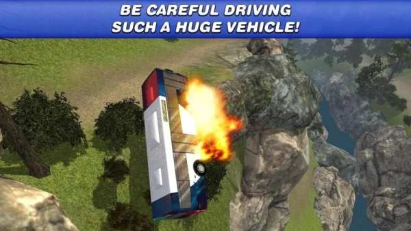 Offroad Hill Bus Driver 3D 3 تصوير الشاشة