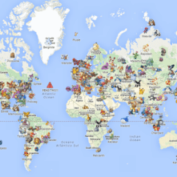 Map for Pokemon Go أيقونة