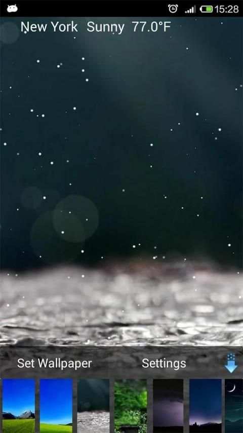 weather live wallpaper screenshot 3