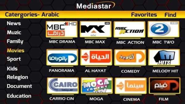 Mediastar-IPTV Pro 2 تصوير الشاشة