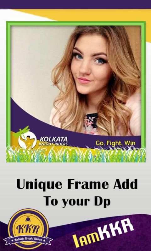 Support KKR IPL Team DP Maker screenshot 6