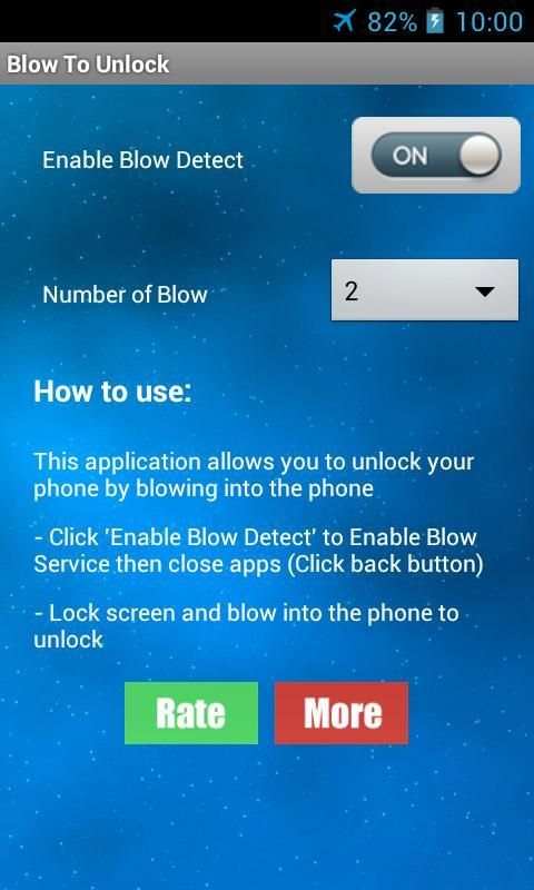 Blow To Unlock screenshot 1